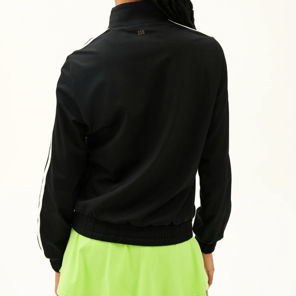 NWOT SPLITS59 Fox track jacket in black and white - Picture 2 of 7